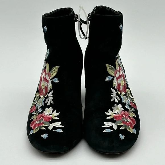 White House Black Market Womens Titus Ankle Boots Booties Multicolor Suede 9.5 M - Picture 2 of 12